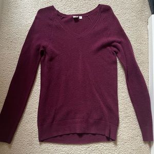 Maroon Sweater, GAP, Size: Small
